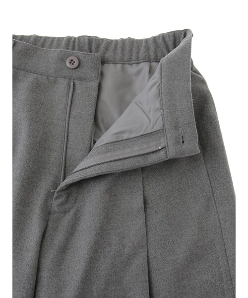 w closet（ダブルクローゼット）の「ツイル8分丈ワイドパンツ（パンツ・レディース・キャメル/グレー/ブラック・FREE）」の8枚目の写真