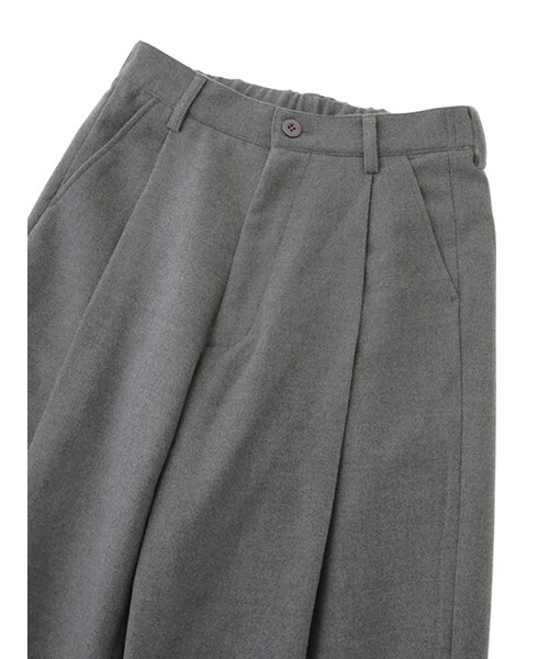 w closet（ダブルクローゼット）の「ツイル8分丈ワイドパンツ（パンツ・レディース・キャメル/グレー/ブラック・FREE）」の7枚目の写真