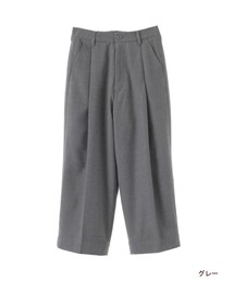 w closet | ツイル8分丈ワイドパンツ(パンツ)