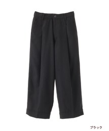 w closet | ツイル8分丈ワイドパンツ(パンツ)