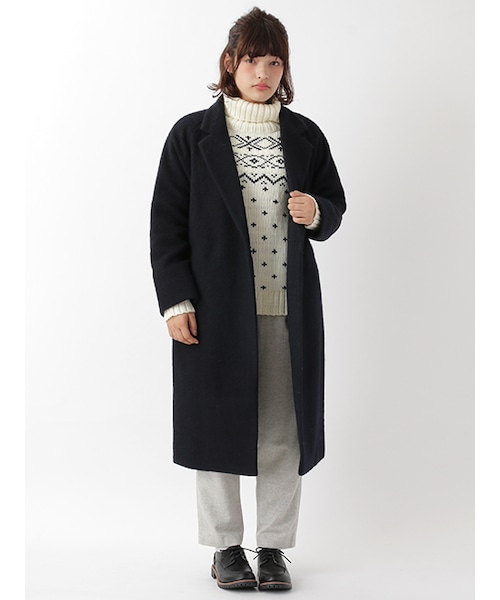 w closet(ダブルクローゼット)の「ウール混フラノタックパンツ(パンツ・レディース・Lグレー/チャコール/ブラック・FREE)」の14枚目の写真