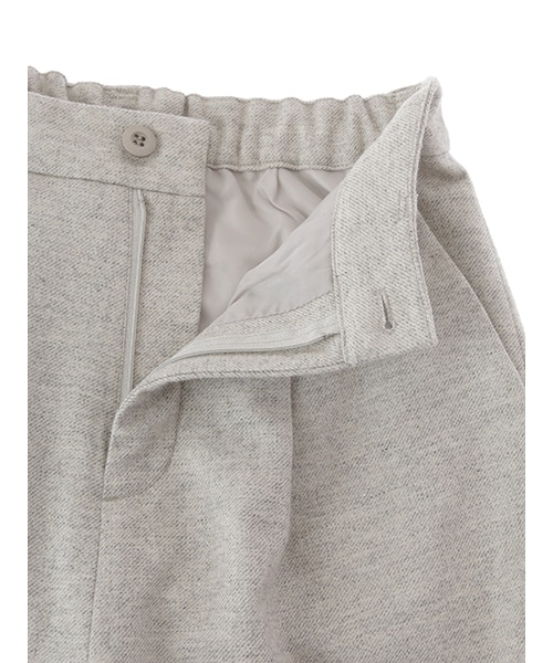 w closet(ダブルクローゼット)の「ウール混フラノタックパンツ(パンツ・レディース・Lグレー/チャコール/ブラック・FREE)」の8枚目の写真
