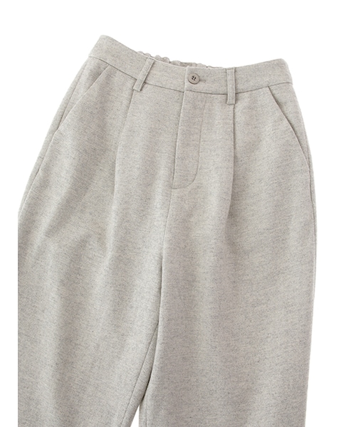 w closet(ダブルクローゼット)の「ウール混フラノタックパンツ(パンツ・レディース・Lグレー/チャコール/ブラック・FREE)」の7枚目の写真