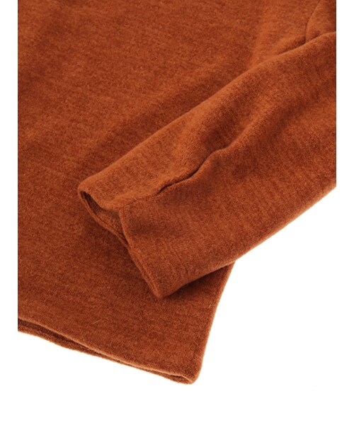 w closet（ダブルクローゼット）の「ミルニットソー長袖プルオーバー（トップス・レディース・アイボリー/グレー/レンガ/チャコール・FREE）」の9枚目の写真