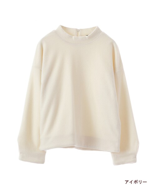 w closet（ダブルクローゼット）の「ミルニットソー長袖プルオーバー（トップス・レディース・アイボリー/グレー/レンガ/チャコール・FREE）」の3枚目の写真