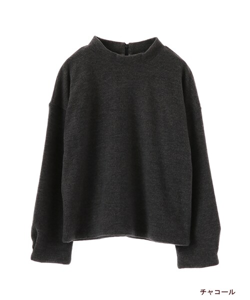 w closet（ダブルクローゼット）の「ミルニットソー長袖プルオーバー（トップス・レディース・アイボリー/グレー/レンガ/チャコール・FREE）」の2枚目の写真