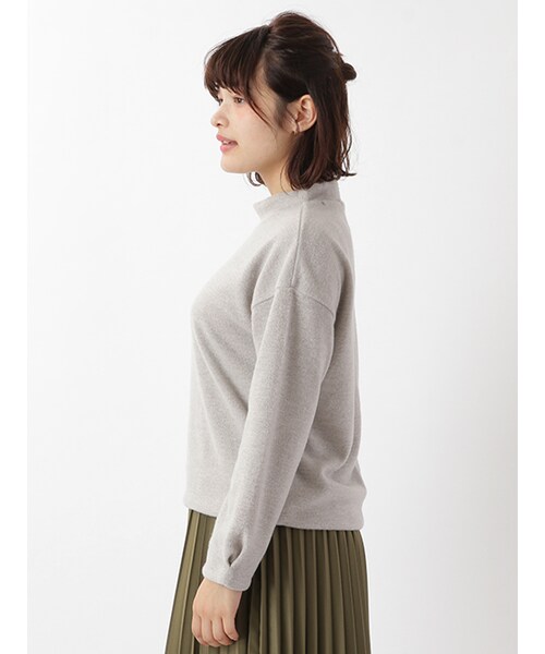 w closet（ダブルクローゼット）の「ミルニットソー長袖プルオーバー（トップス・レディース・アイボリー/グレー/レンガ/チャコール・FREE）」の6枚目の写真