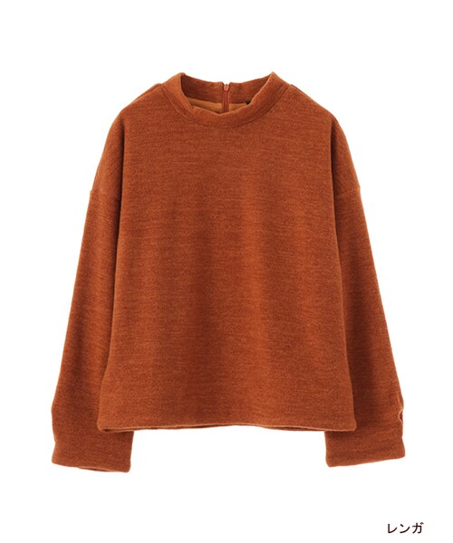 w closet（ダブルクローゼット）の「ミルニットソー長袖プルオーバー（トップス・レディース・アイボリー/グレー/レンガ/チャコール・FREE）」の4枚目の写真