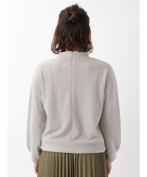 w closet（ダブルクローゼット）の「ミルニットソー長袖プルオーバー（トップス・レディース・アイボリー/グレー/レンガ/チャコール・FREE）」の7枚目の写真