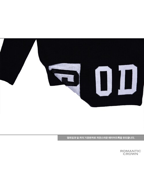 ROMANTIC CROWN（ロマンティッククラウン）の「GOOD LONG KNIT_BLACK（その他・メンズ・기타）」の14枚目の写真