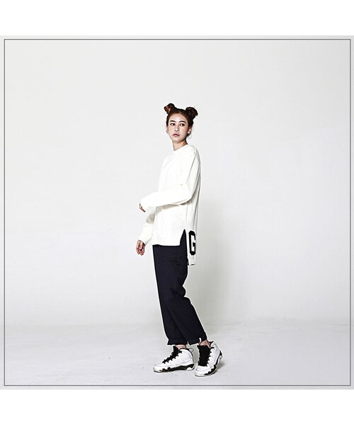 ROMANTIC CROWN（ロマンティッククラウン）の「GOOD LONG KNIT_IVORY（その他・メンズ・기타）」の2枚目の写真