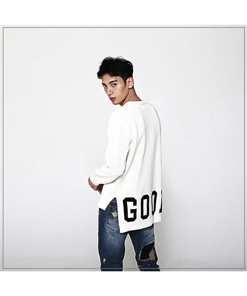 ROMANTIC CROWN（ロマンティッククラウン）の「GOOD LONG KNIT_IVORY（その他・メンズ・기타）」の7枚目の写真