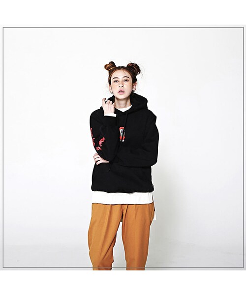 ROMANTIC CROWN（ロマンティッククラウン）の「HATER KETCHUP HOODIE_BLACK（その他・メンズ・기타）」の8枚目の写真