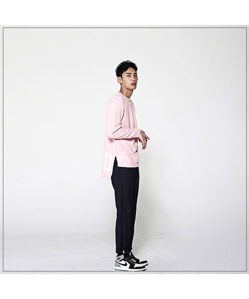 ROMANTIC CROWN（ロマンティッククラウン）の「GOOD LONG KNIT_PINK（その他・メンズ・기타）」の3枚目の写真