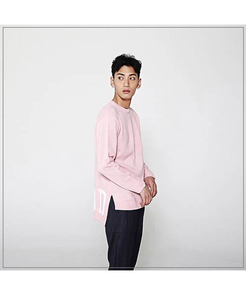 ROMANTIC CROWN（ロマンティッククラウン）の「GOOD LONG KNIT_PINK（その他・メンズ・기타）」の5枚目の写真