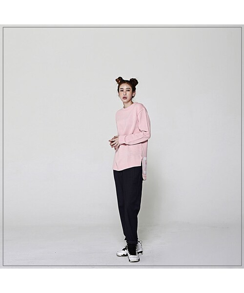 ROMANTIC CROWN（ロマンティッククラウン）の「GOOD LONG KNIT_PINK（その他・メンズ・기타）」の2枚目の写真