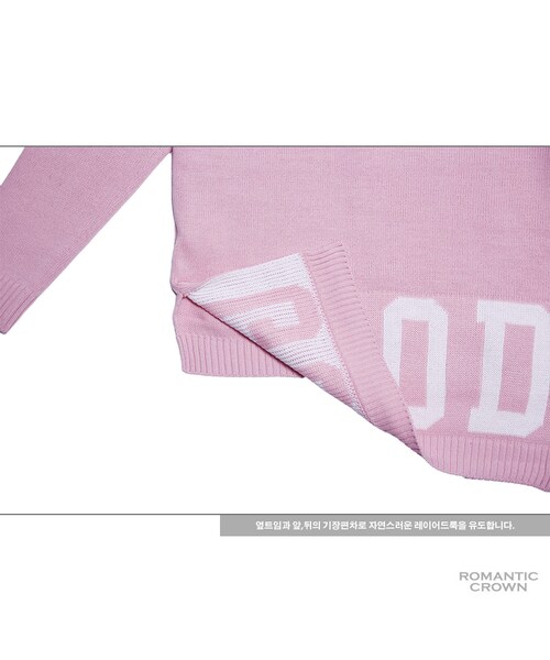 ROMANTIC CROWN（ロマンティッククラウン）の「GOOD LONG KNIT_PINK（その他・メンズ・기타）」の14枚目の写真