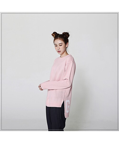 ROMANTIC CROWN（ロマンティッククラウン）の「GOOD LONG KNIT_PINK（その他・メンズ・기타）」の8枚目の写真