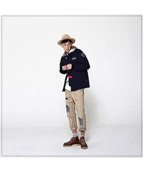 ROMANTIC CROWN（ロマンティッククラウン）の「PSF 6OZ DECK JACKET_NAVY（ジャケット/アウター・メンズ・기타）」の5枚目の写真