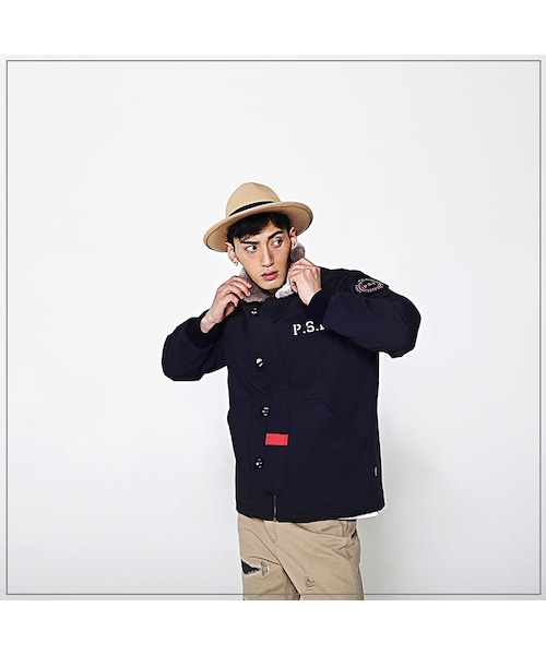 ROMANTIC CROWN（ロマンティッククラウン）の「PSF 6OZ DECK JACKET_NAVY（ジャケット/アウター・メンズ・기타）」の9枚目の写真