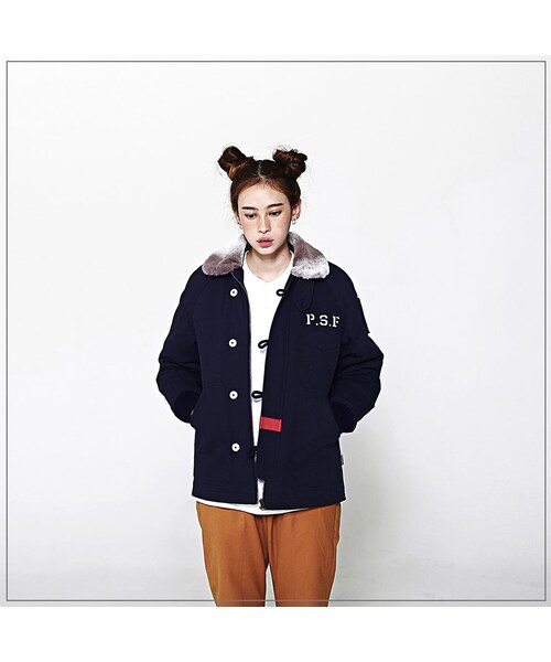 ROMANTIC CROWN（ロマンティッククラウン）の「PSF 6OZ DECK JACKET_NAVY（ジャケット/アウター・メンズ・기타）」の8枚目の写真