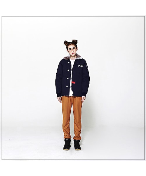 ROMANTIC CROWN（ロマンティッククラウン）の「PSF 6OZ DECK JACKET_NAVY（ジャケット/アウター・メンズ・기타）」の2枚目の写真