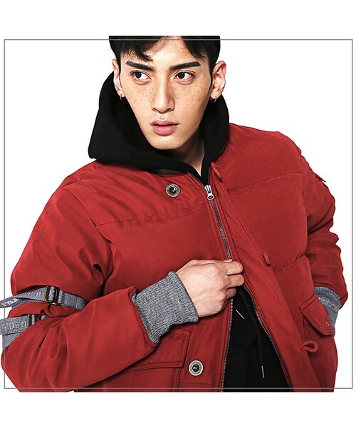 ROMANTIC CROWN（ロマンティッククラウン）の「WINTER OWL MA-1 PADDING_WINE（ジャケット/アウター・メンズ・기타）」の15枚目の写真