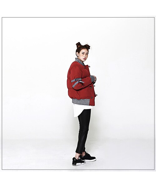 ROMANTIC CROWN（ロマンティッククラウン）の「WINTER OWL MA-1 PADDING_WINE（ジャケット/アウター・メンズ・기타）」の6枚目の写真