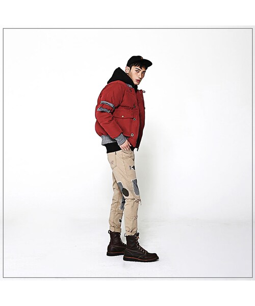 ROMANTIC CROWN（ロマンティッククラウン）の「WINTER OWL MA-1 PADDING_WINE（ジャケット/アウター・メンズ・기타）」の3枚目の写真