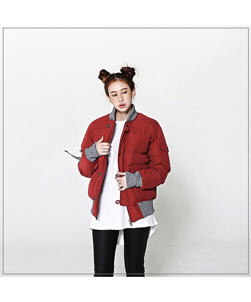 ROMANTIC CROWN（ロマンティッククラウン）の「WINTER OWL MA-1 PADDING_WINE（ジャケット/アウター・メンズ・기타）」の10枚目の写真