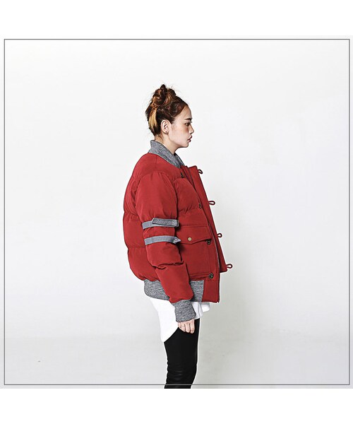 ROMANTIC CROWN（ロマンティッククラウン）の「WINTER OWL MA-1 PADDING_WINE（ジャケット/アウター・メンズ・기타）」の12枚目の写真