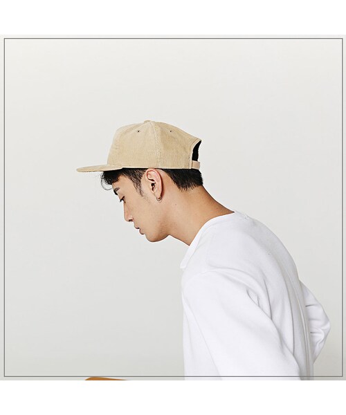 ROMANTIC CROWN（ロマンティッククラウン）の「GOOD LIFE CORDUROY CAP_BEIGE（その他・メンズ・기타）」の3枚目の写真