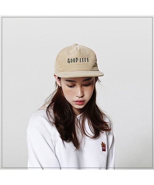 ROMANTIC CROWN（ロマンティッククラウン）の「GOOD LIFE CORDUROY CAP_BEIGE（その他・メンズ・기타）」の2枚目の写真