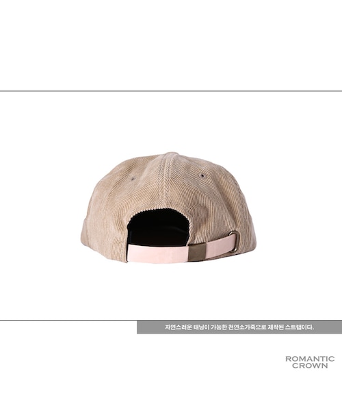 ROMANTIC CROWN（ロマンティッククラウン）の「GOOD LIFE CORDUROY CAP_BEIGE（その他・メンズ・기타）」の8枚目の写真