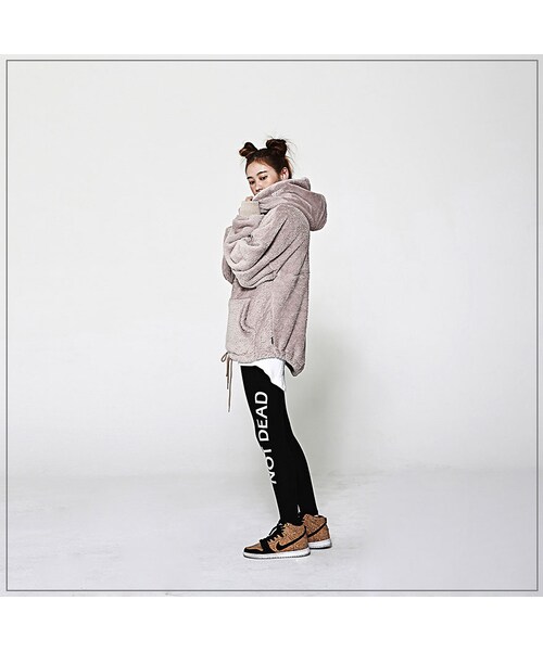 ROMANTIC CROWN（ロマンティッククラウン）の「YETI FULL ZIP HOOD JACKET_BEIGE（ジャケット/アウター・メンズ・기타）」の6枚目の写真