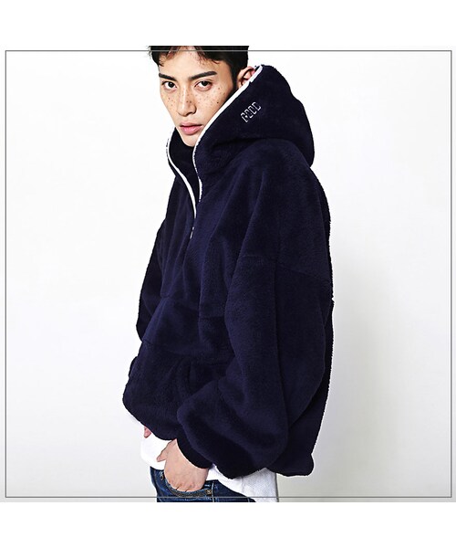 ROMANTIC CROWN（ロマンティッククラウン）の「YETI FULL ZIP HOOD JACKET_NAVY（ジャケット/アウター・メンズ・기타）」の13枚目の写真