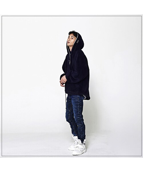 ROMANTIC CROWN（ロマンティッククラウン）の「YETI FULL ZIP HOOD JACKET_NAVY（ジャケット/アウター・メンズ・기타）」の7枚目の写真