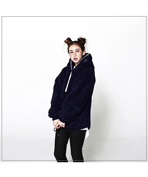 ROMANTIC CROWN（ロマンティッククラウン）の「YETI FULL ZIP HOOD JACKET_NAVY（ジャケット/アウター・メンズ・기타）」の10枚目の写真