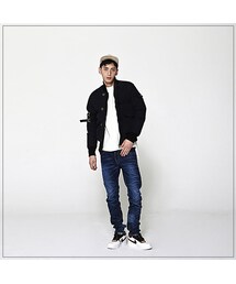 ROMANTIC CROWN | WINTER OWL MA-1 PADDING_BLACK(ジャケット/アウター)