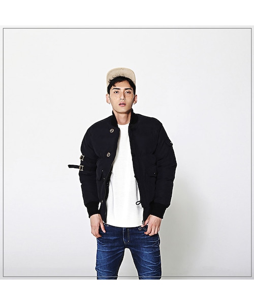 ROMANTIC CROWN（ロマンティッククラウン）の「WINTER OWL MA-1 PADDING_BLACK（ジャケット/アウター・メンズ・기타）」の7枚目の写真