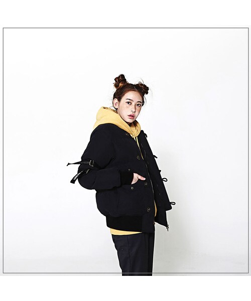 ROMANTIC CROWN（ロマンティッククラウン）の「WINTER OWL MA-1 PADDING_BLACK（ジャケット/アウター・メンズ・기타）」の8枚目の写真