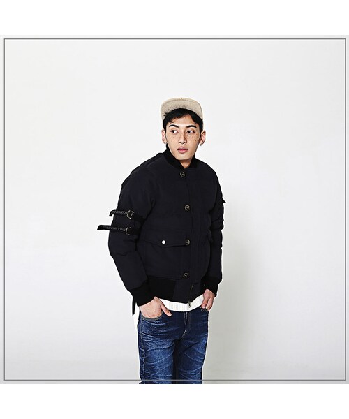 ROMANTIC CROWN（ロマンティッククラウン）の「WINTER OWL MA-1 PADDING_BLACK（ジャケット/アウター・メンズ・기타）」の9枚目の写真