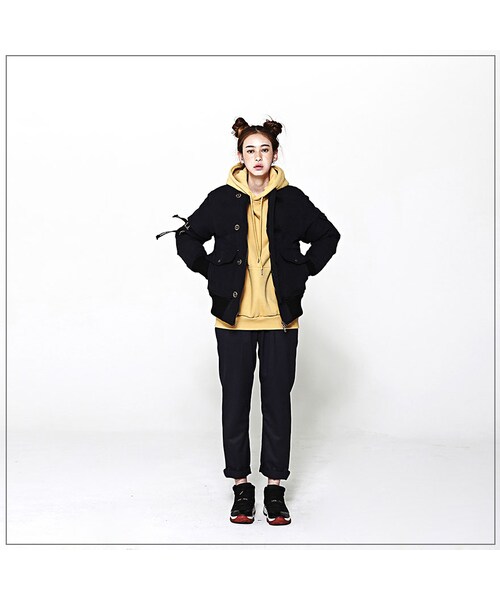 ROMANTIC CROWN（ロマンティッククラウン）の「WINTER OWL MA-1 PADDING_BLACK（ジャケット/アウター・メンズ・기타）」の6枚目の写真