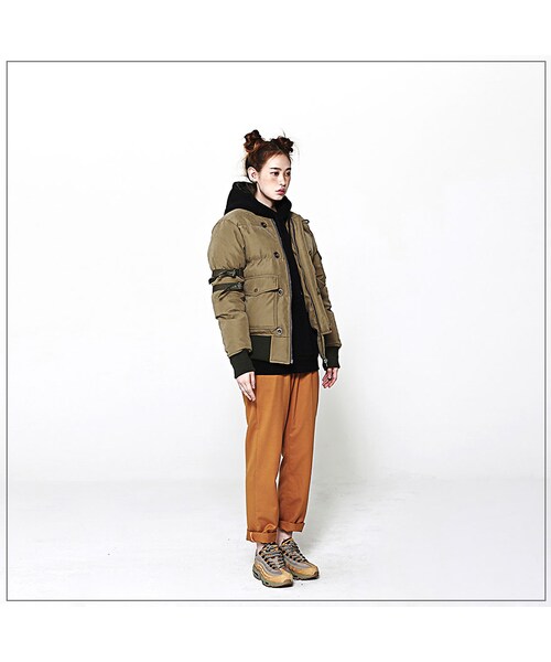 ROMANTIC CROWN（ロマンティッククラウン）の「WINTER OWL MA-1 PADDING_KHAKI（ジャケット/アウター・メンズ・기타）」の4枚目の写真