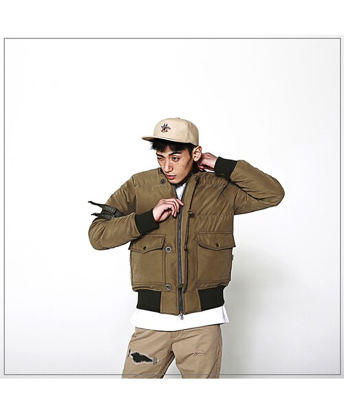 ROMANTIC CROWN（ロマンティッククラウン）の「WINTER OWL MA-1 PADDING_KHAKI（ジャケット/アウター・メンズ・기타）」の7枚目の写真