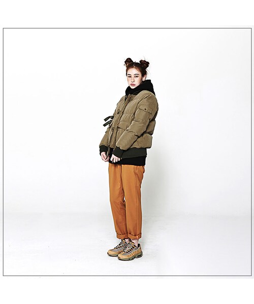 ROMANTIC CROWN（ロマンティッククラウン）の「WINTER OWL MA-1 PADDING_KHAKI（ジャケット/アウター・メンズ・기타）」の2枚目の写真