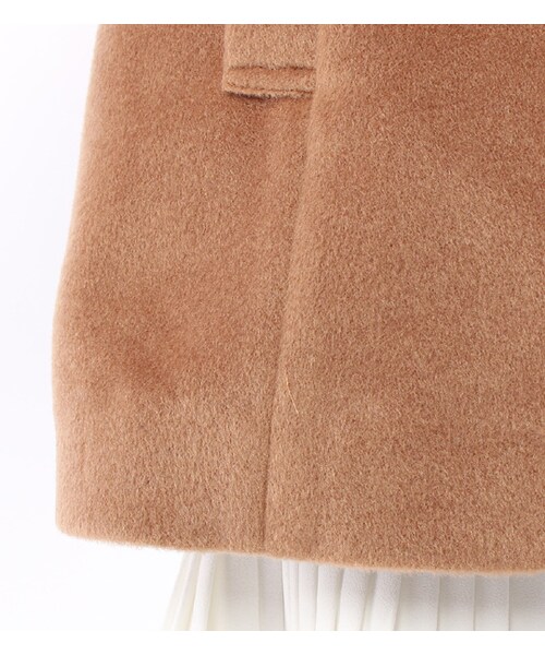 PAGEBOY（ページボーイ）の「ウール混BIGスリーブショートコート（ジャケット/アウター・レディース・グレー/キャメル）」の9枚目の写真