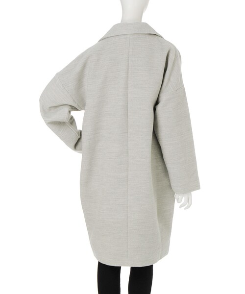 jouetie（ジュエティ）の「モッサドロップショルダーチェスターコート（ジャケット/アウター・レディース・オフホワイト/グレー/ピンク・M）」の7枚目の写真