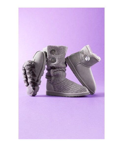 UGG(アグ)の「UGG ® Australia 'Cardy' Classic Knit Boot (Women)(ブーツ・レディース・Black/Gray・Regular 10 M/Regular 11 M/Regular 5 M/Regular 6 M/Regular 7 M/Regular 8 M/Regular 9 M)」の7枚目の写真