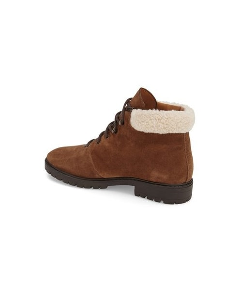 TOPSHOP(トップショップ)の「Topshop Lace-Up Ankle Boots with Faux Fur Trim (Women)(ブーツ・レディース・Brown・Regular 5.5US / 36EU/Regular 6.5US / 37EU/Regular 7.5US / 38EU/Regular 8.5US / 39EU/Regular 9.5US / 40EU)」の3枚目の写真